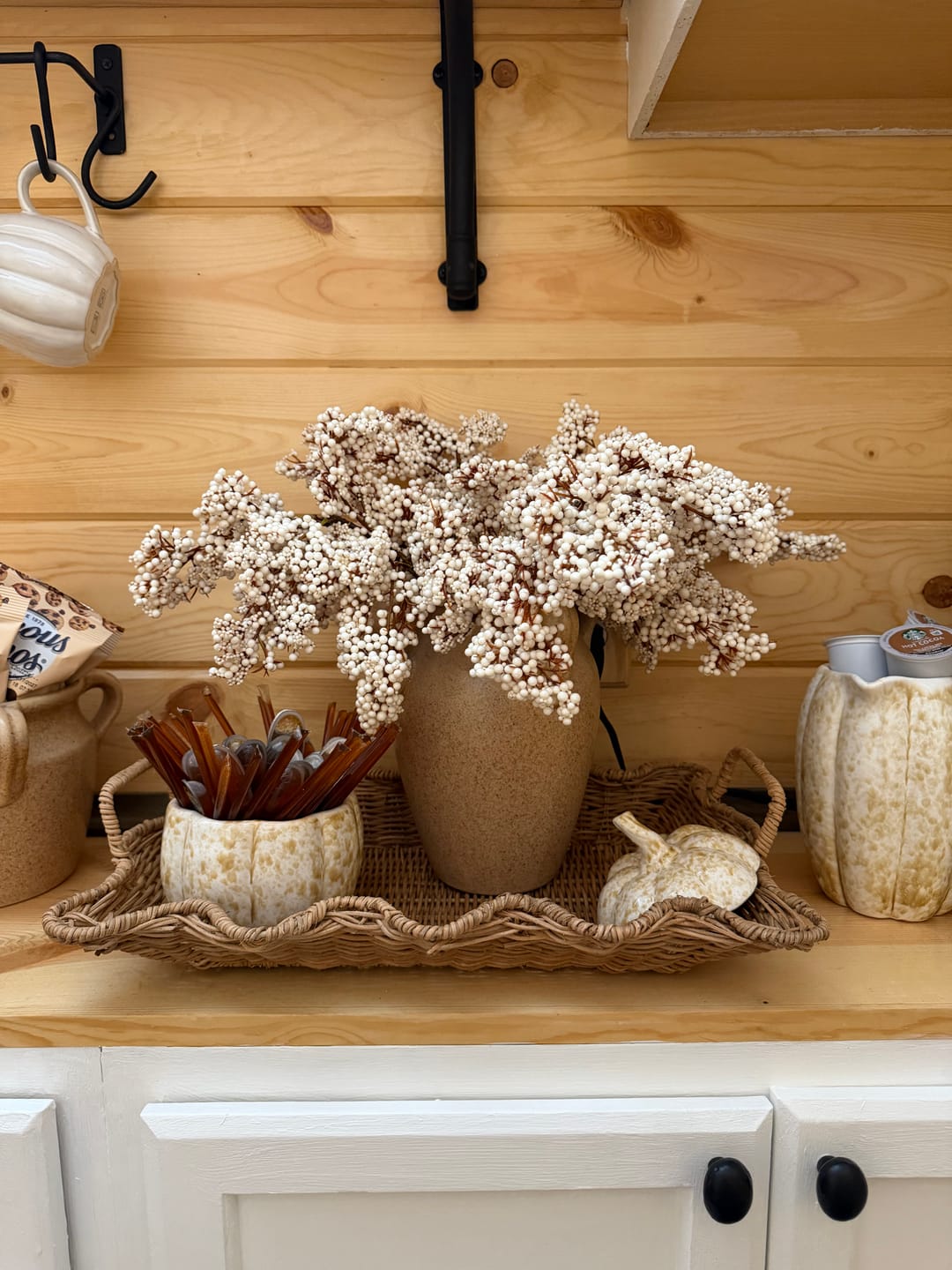 Customer photo review of Scalloped Rattan Nesting Trays