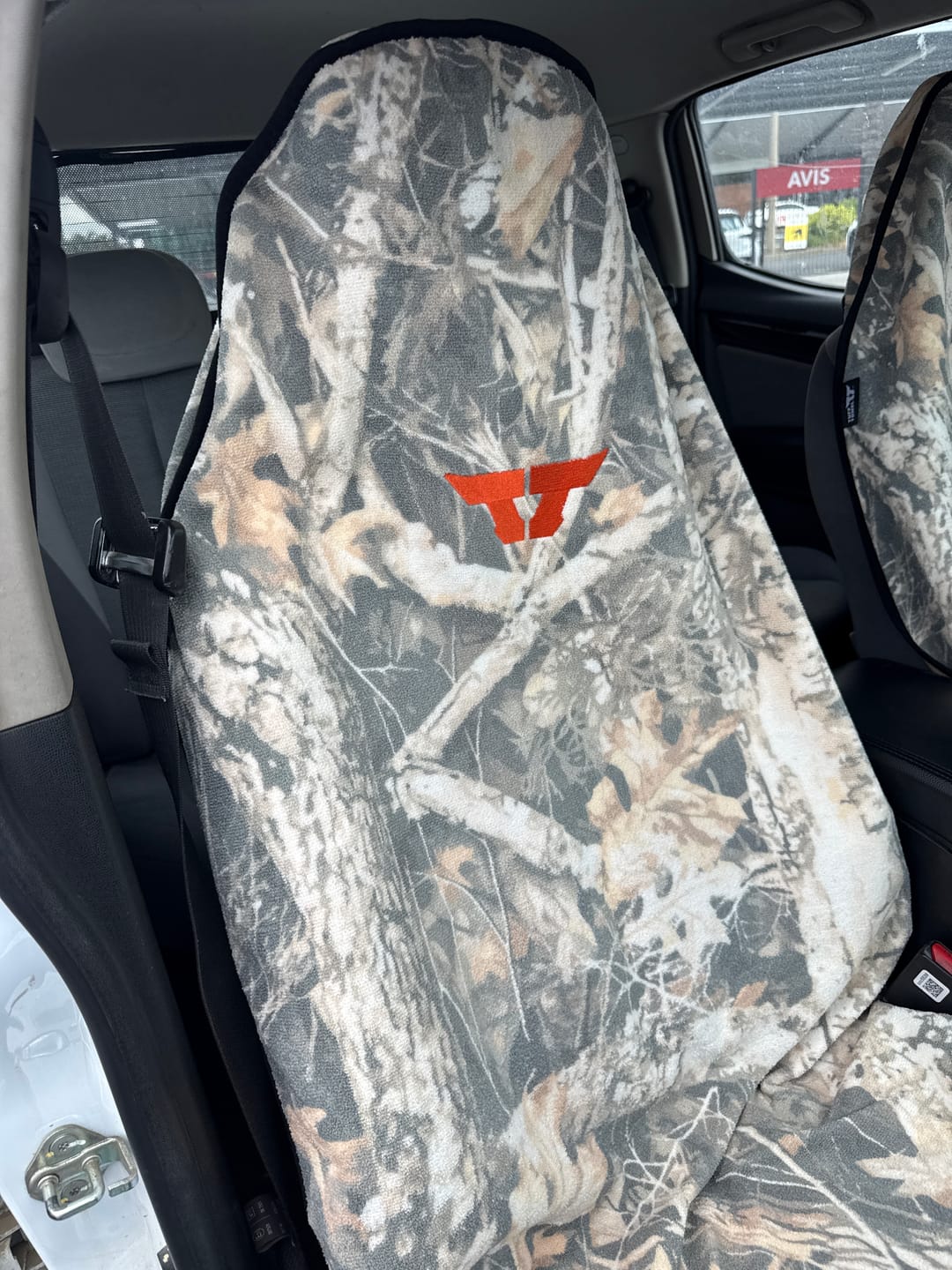 Customer photo review of Waterproof Car Towel Seat Cover