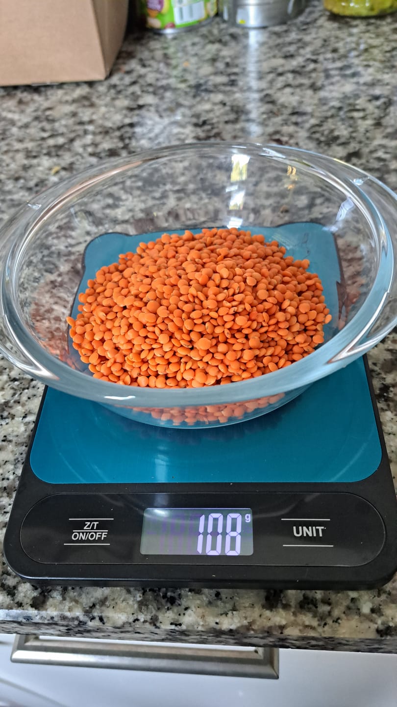 Customer photo review of Strex Keukenweegschaal Digitaal - Weegschaal Keuken - 1 g tot 10 kg - Tarra Functie - Inclusief Batterijen - RVS/Zwart