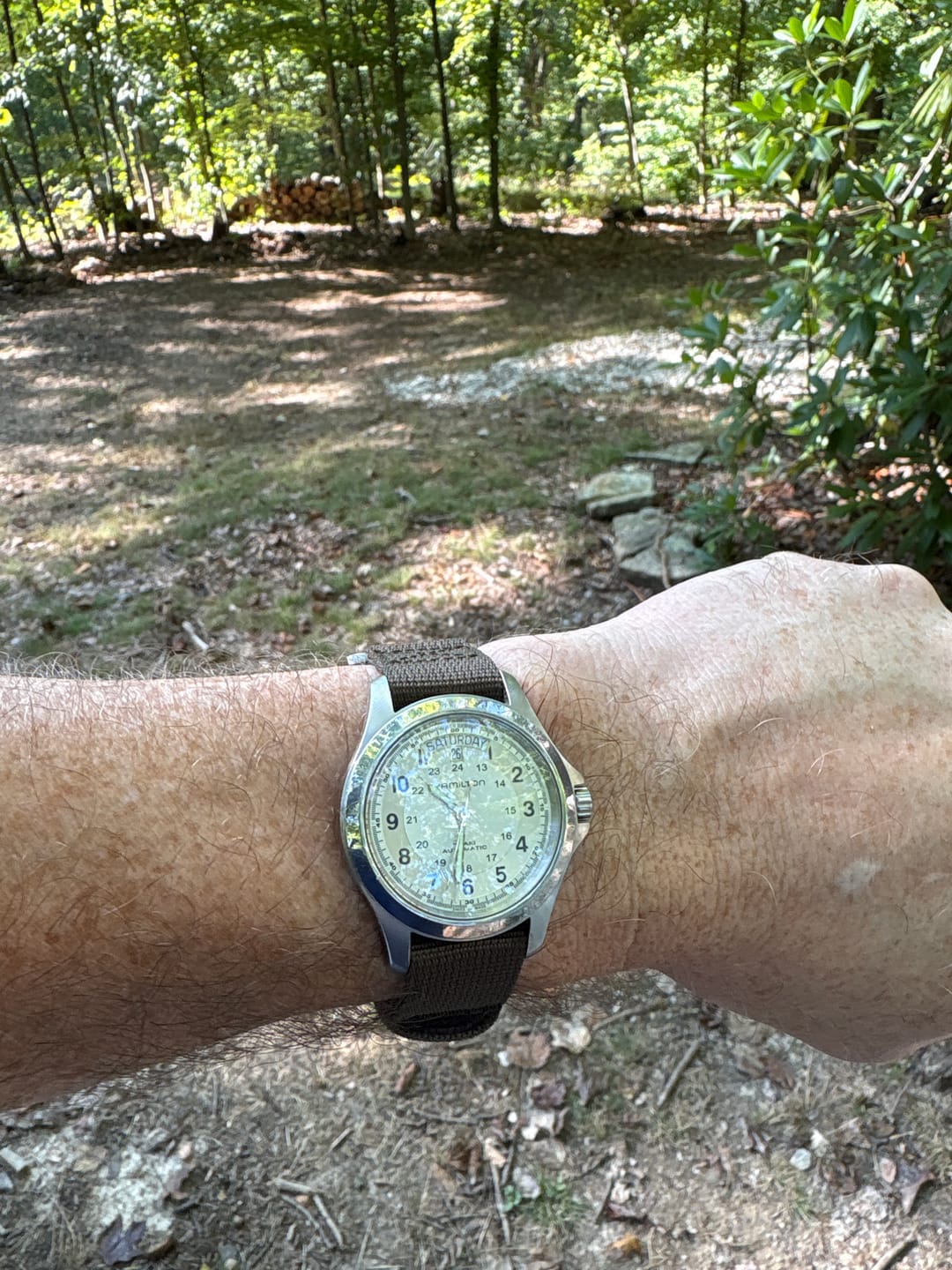 Customer photo review of Glomar Explorer - Hook And Loop Watch Strap