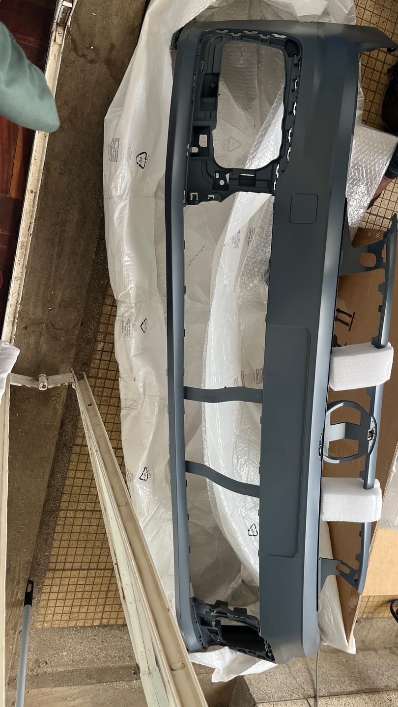 Customer photo review of POLO 8 R Line complete front Bumper