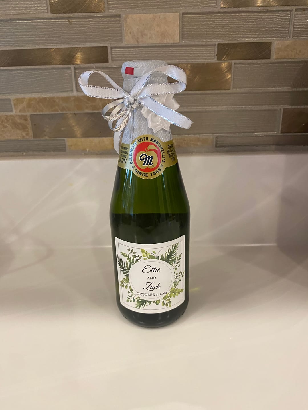 Customer photo review of Martinelli's Sparkling Apple Cider Minis