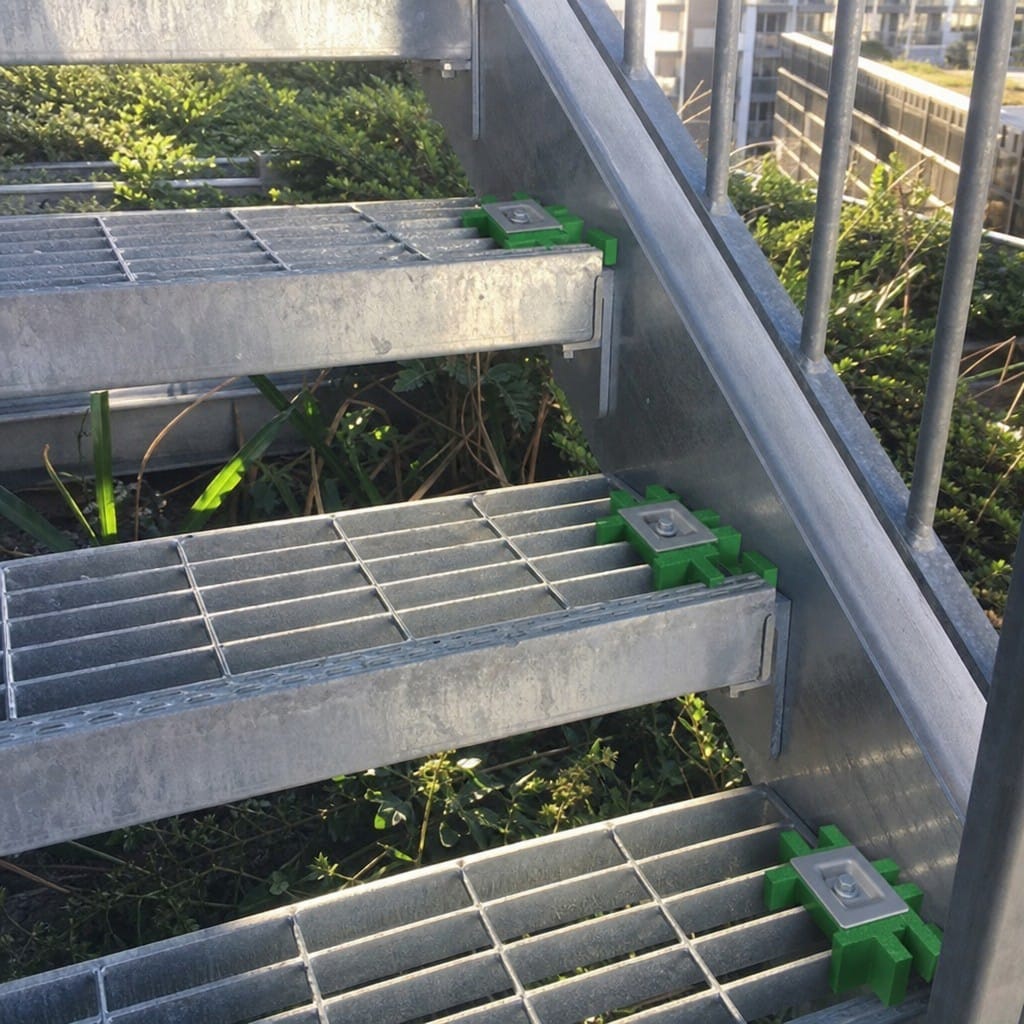 Customer photo review of 316 Steel Grating Clips Complete Set with Bolts C M L Types