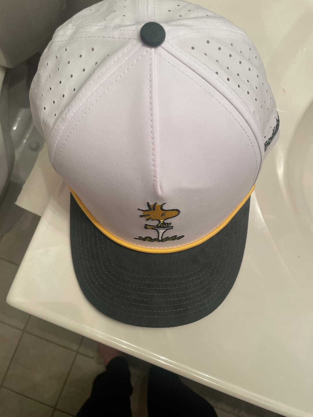 Customer photo review of Peanuts Woodstock Tee Time Hat