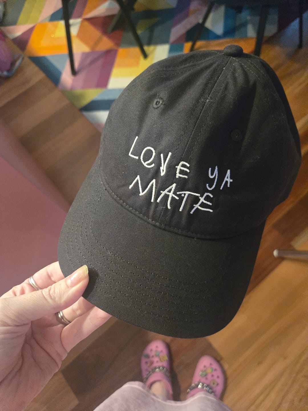 Customer photo review of CUSTOM BASEBALL CAP