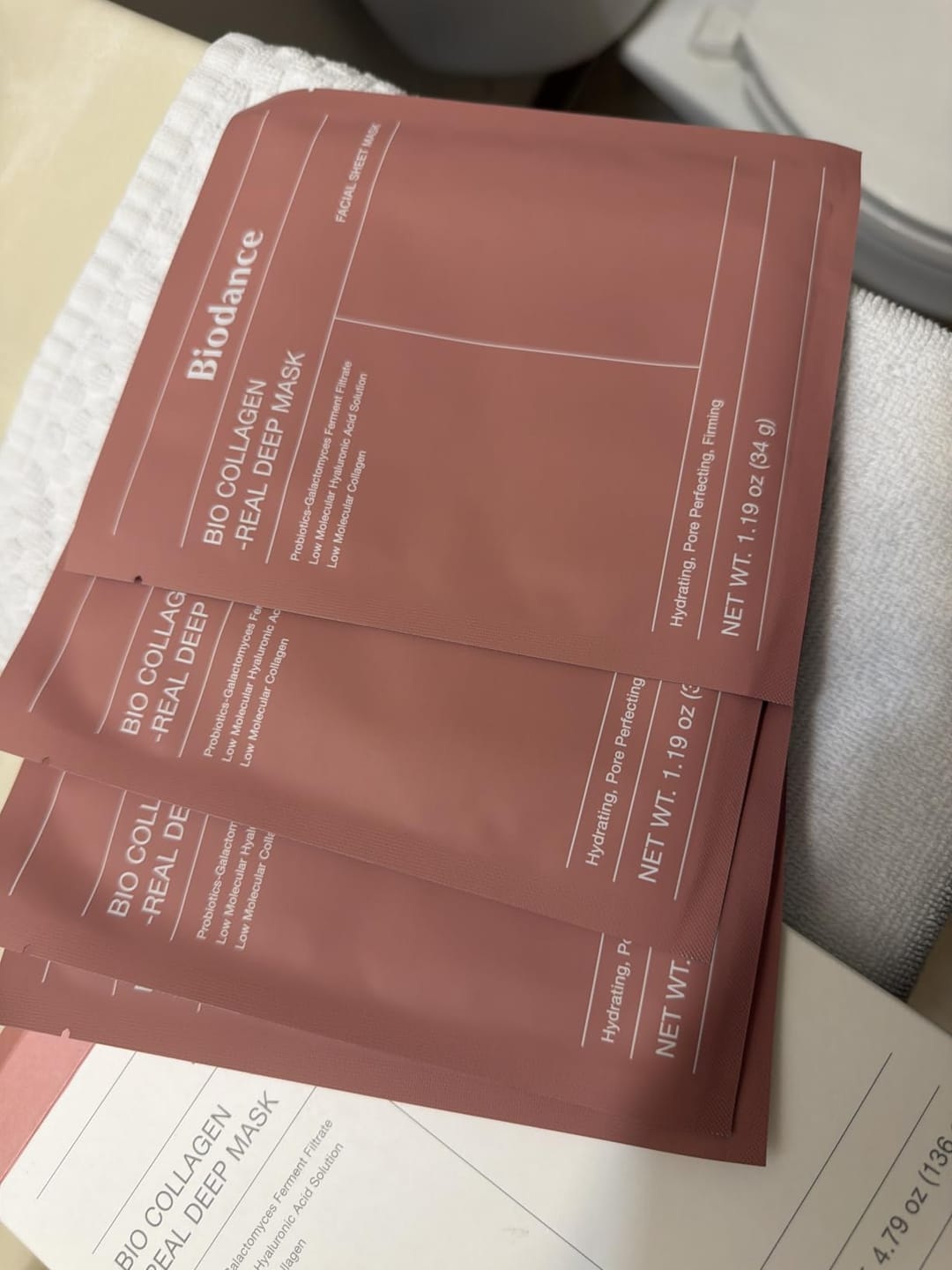 Customer photo review of BioDance-Collagen Real Deep Mask
