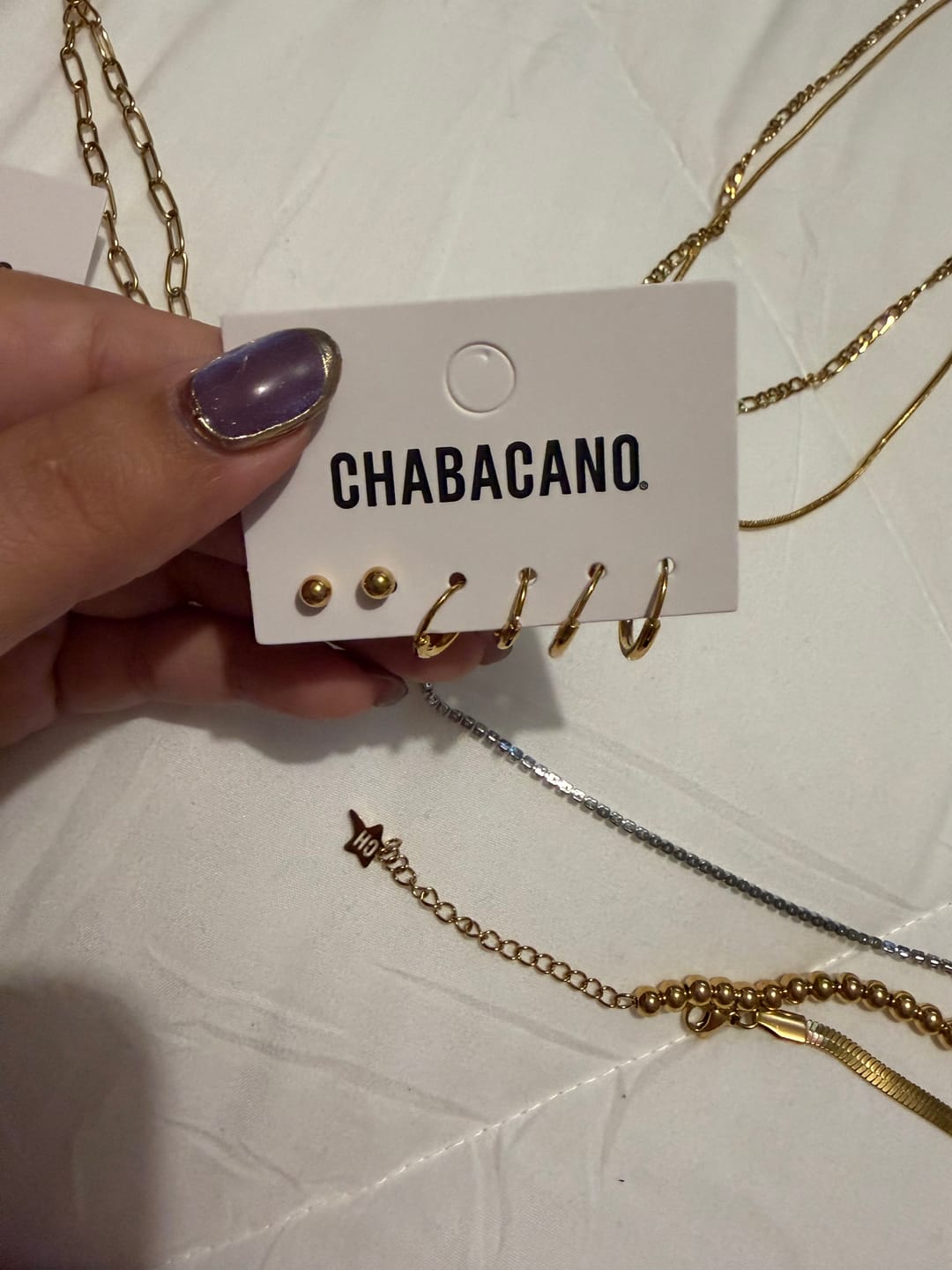 Customer photo review of Set Aretes Ophélie