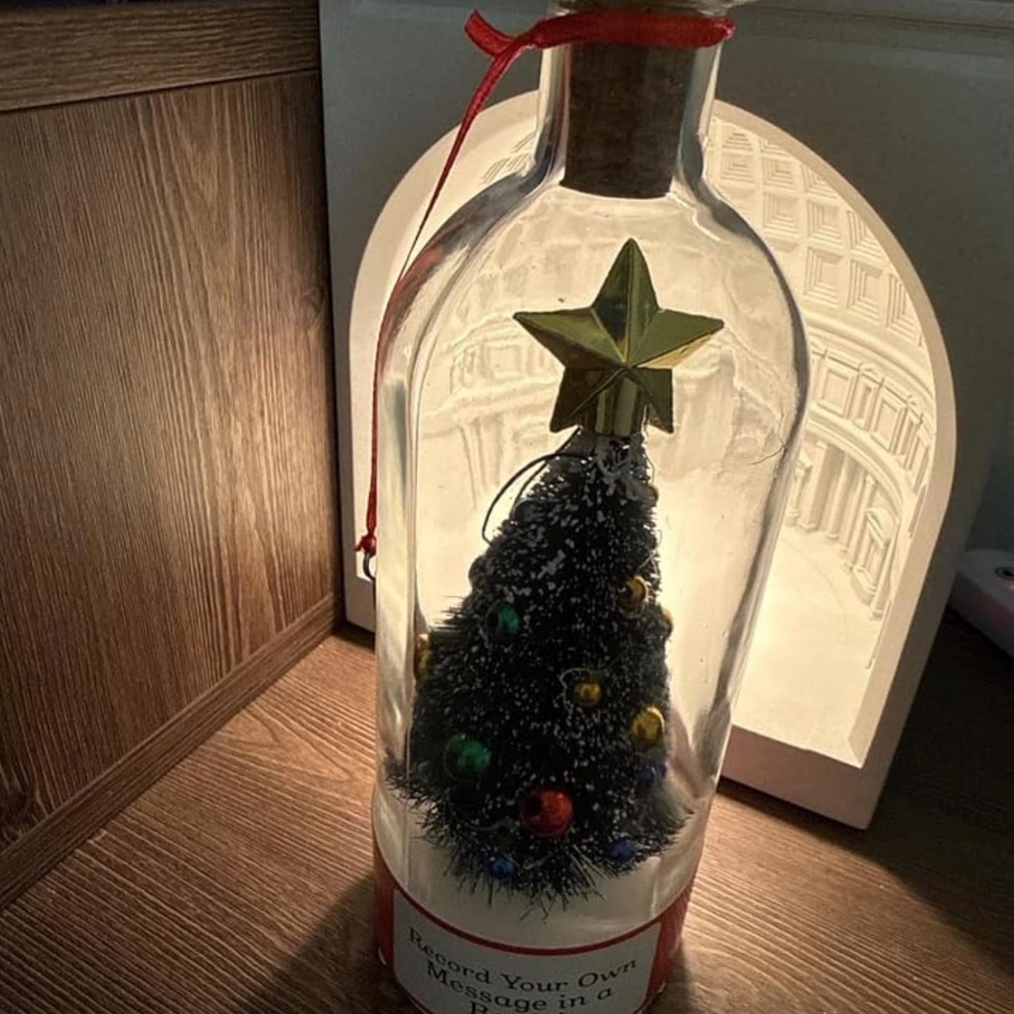 Customer photo review of Botella de Recuerdos Navideños