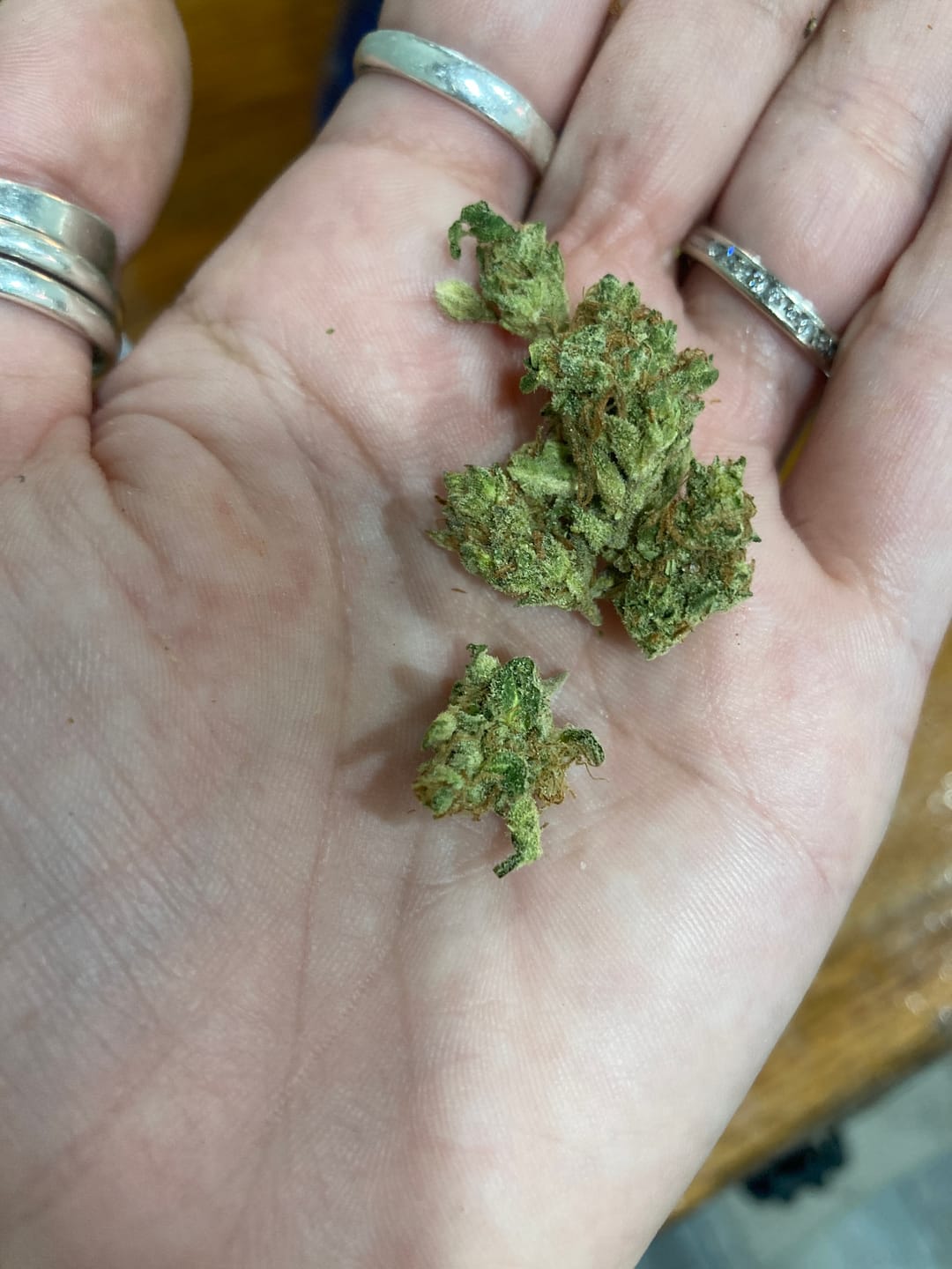 Customer photo review of Blackout Berries THCA Flower Ounce (28g)