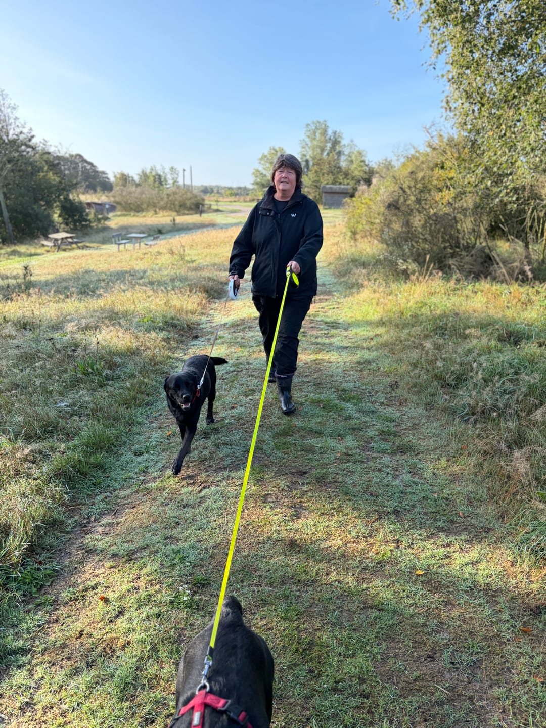 Customer photo review of Unisex Skalbukser 2.0 I Bison I Normal længde I Nia I Dame