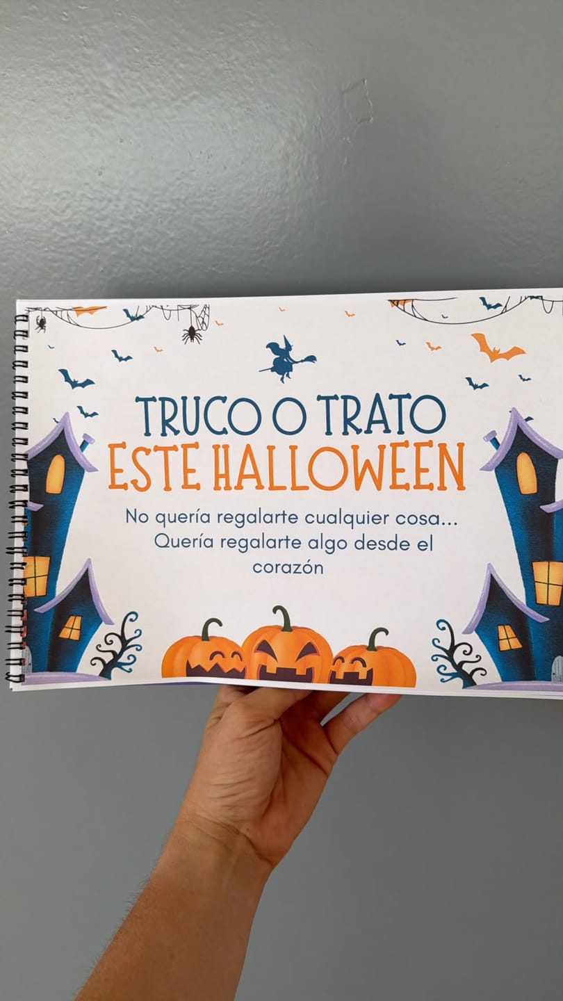 Customer photo review of Álbum Imprimible Halloween
