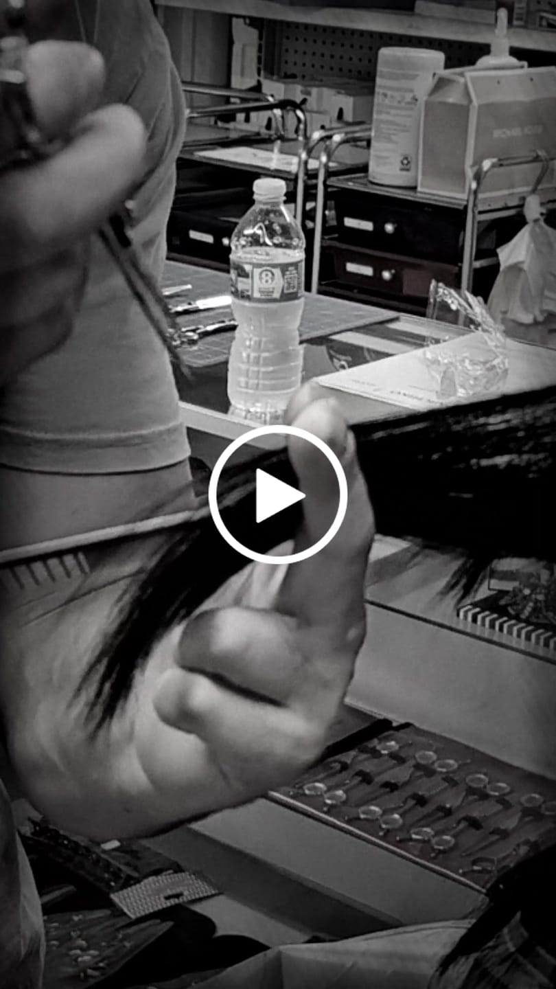Customer video review of Japanese Barber Shears KT Series