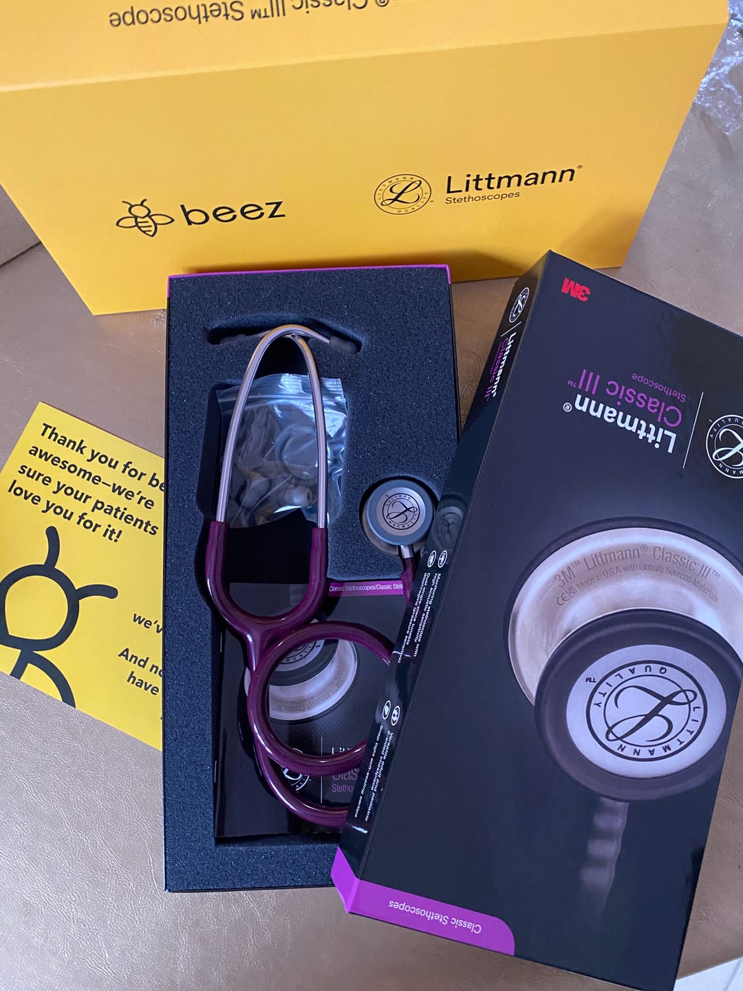 Customer photo review of Stéthoscope 3M™ Littmann® Classic III™, Prune