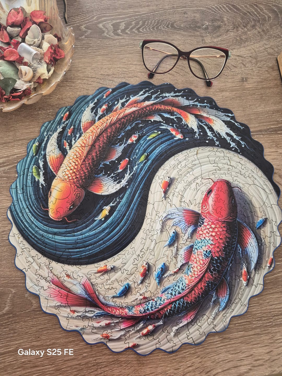 Customer photo review of Koi Yin Yang - Ahşap Puzzle