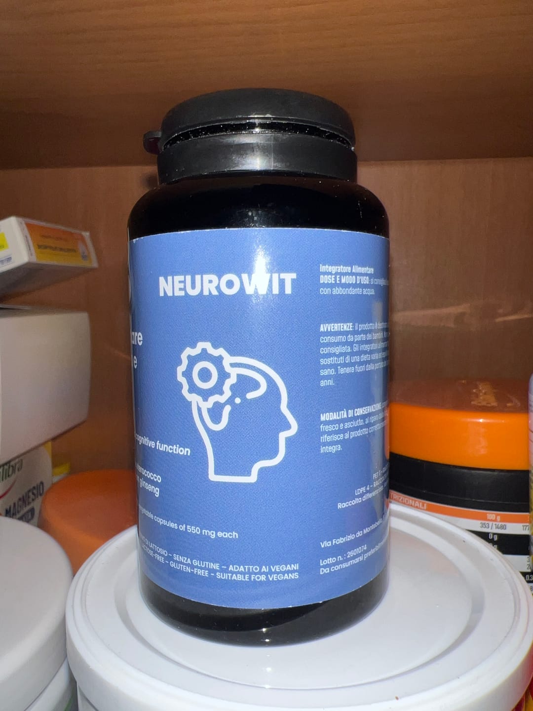 Opinión de un cliente con foto sobre NEUROWIT - Memoria y concentración, 90 cápsulas - ¡2x1!