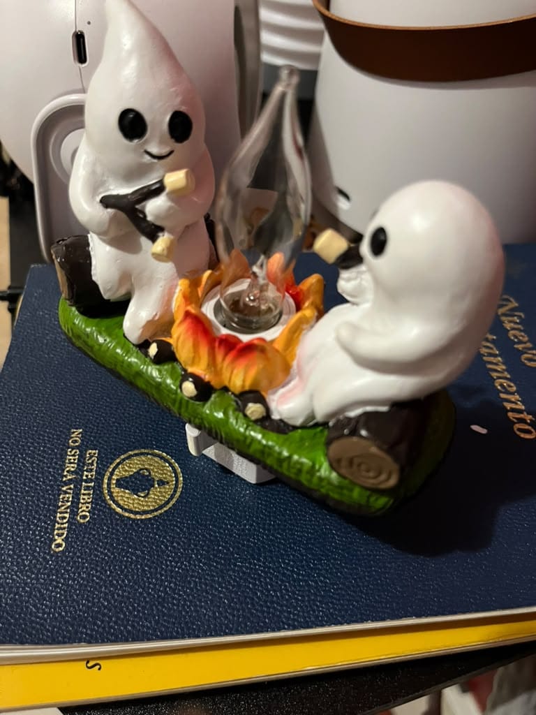 Customer photo review of Ghost Campfire Night Light™