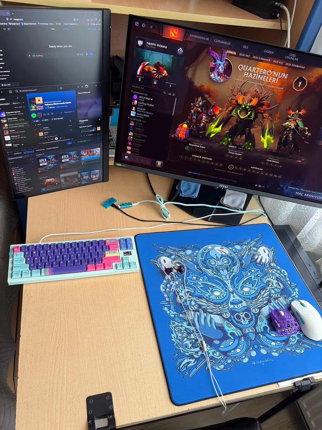 Customer photo review of Wraith Spirit of Aim Pro Mousepad