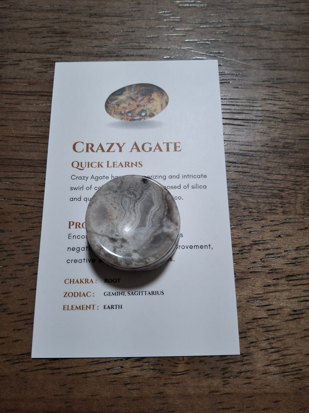 Customer photo review of Mini Crystal Sphere Base