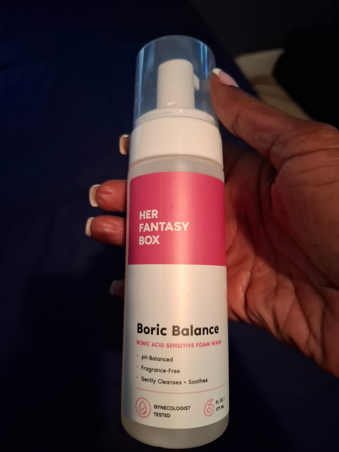 Customer photo review of The Fresh & Clean Kit - Boric Acid Vaginal Wash & Suppository Duo