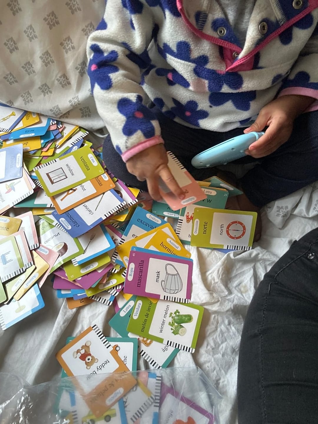 Customer photo review of TalkyCards™ – Tarjetas Interactivas Para Hablar