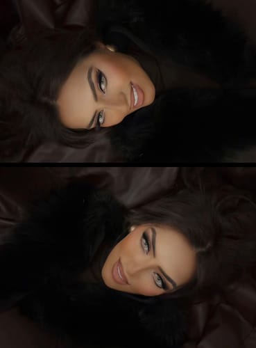 Customer's Ocean contact lenses worn by a person, showing a vibrant, natural effect.