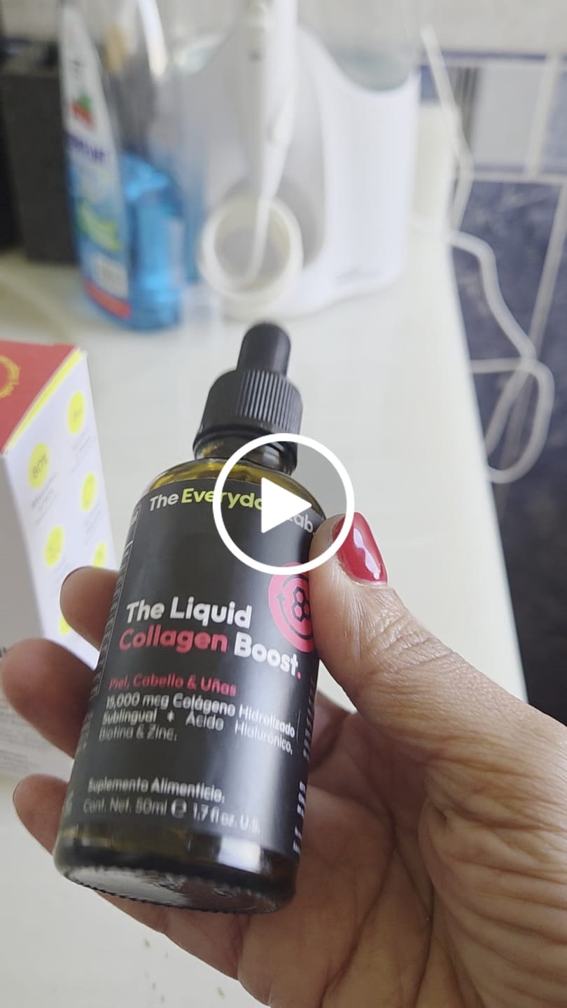 Customer video review of The Liquid Collagen Boost | Colágeno Líquido Sublingual — The Everyday Lab