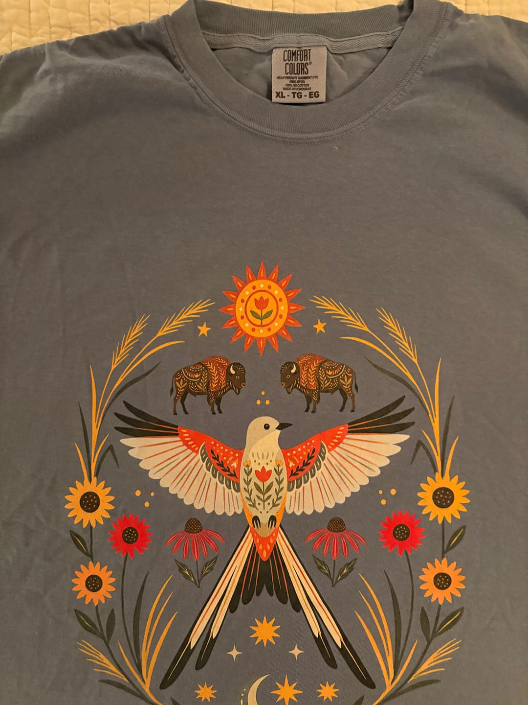 Customer photo review of Scissortail Solstice T-Shirt