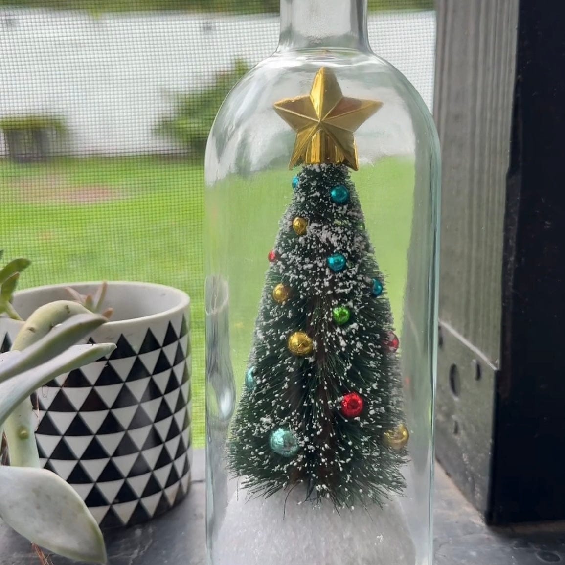 Customer photo review of Botella de Recuerdos Navideños