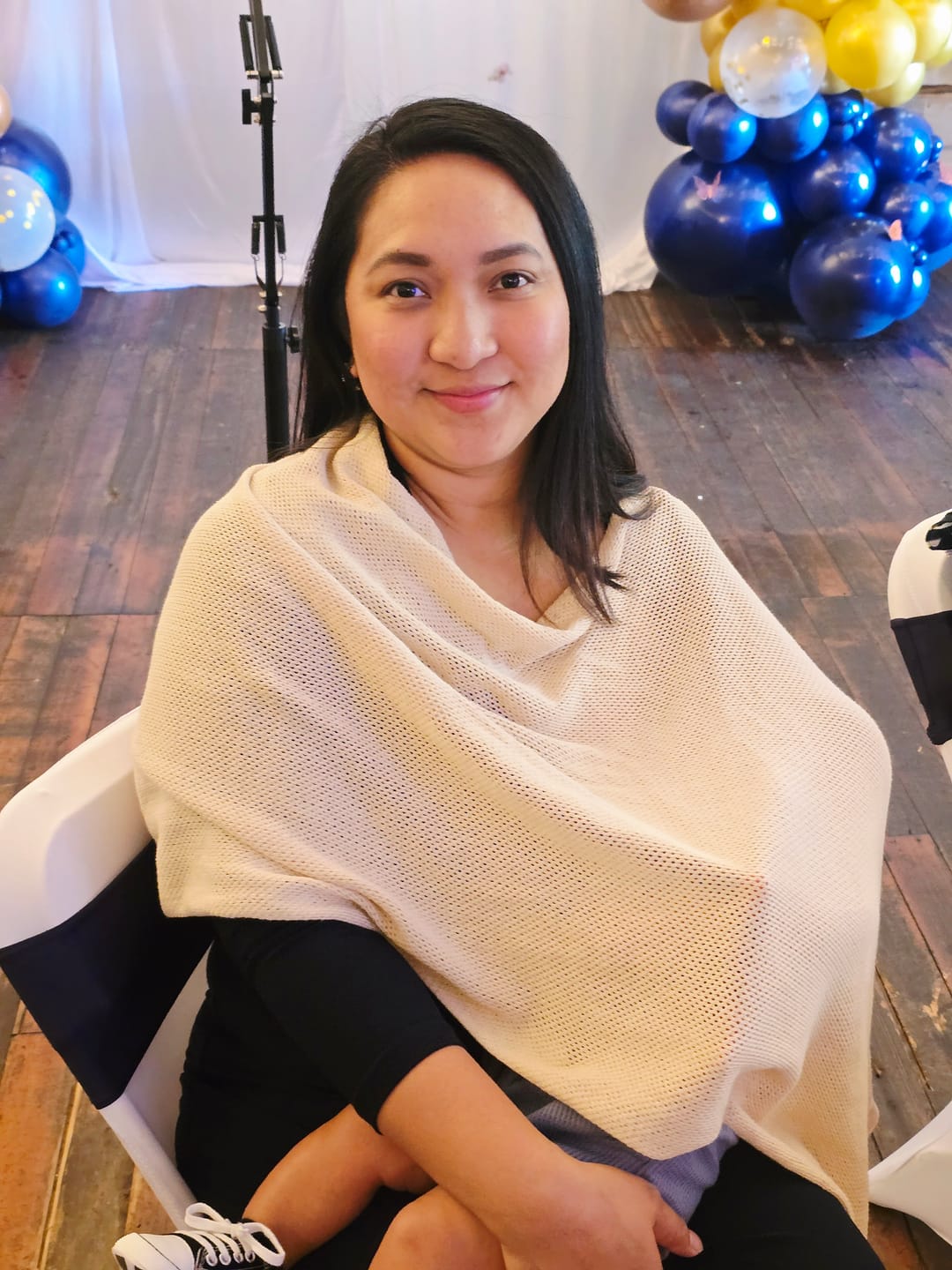 Customer photo review of Nestling Baby™ Nursing Cover