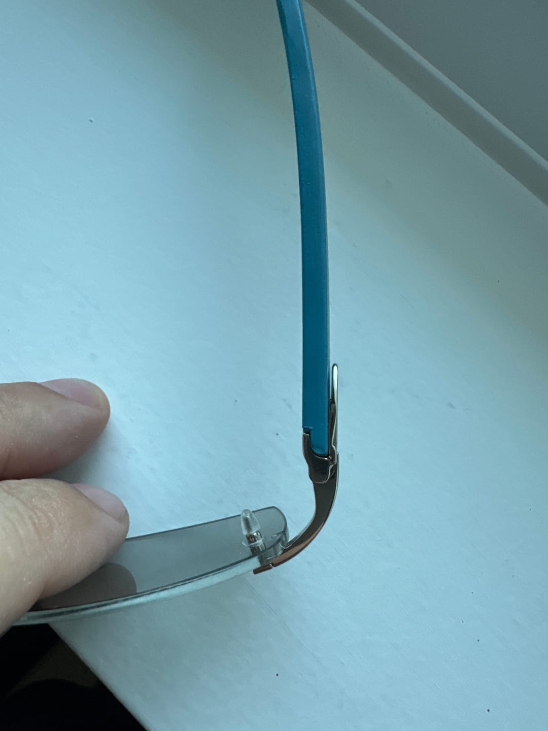Customer photo review of Rimless buffs Sunglasses