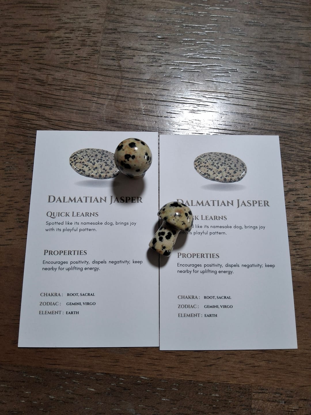 Customer photo review of Natural Mini Crystal Mushroom