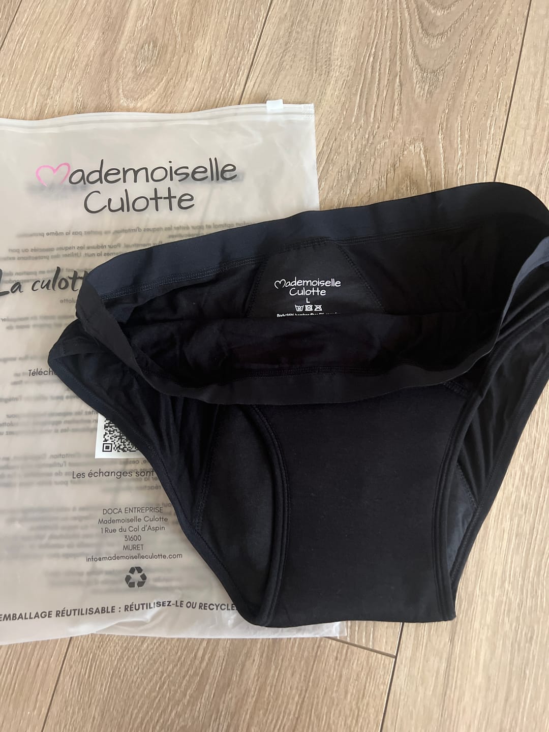 Customer photo review of Culotte Menstruelle Léa