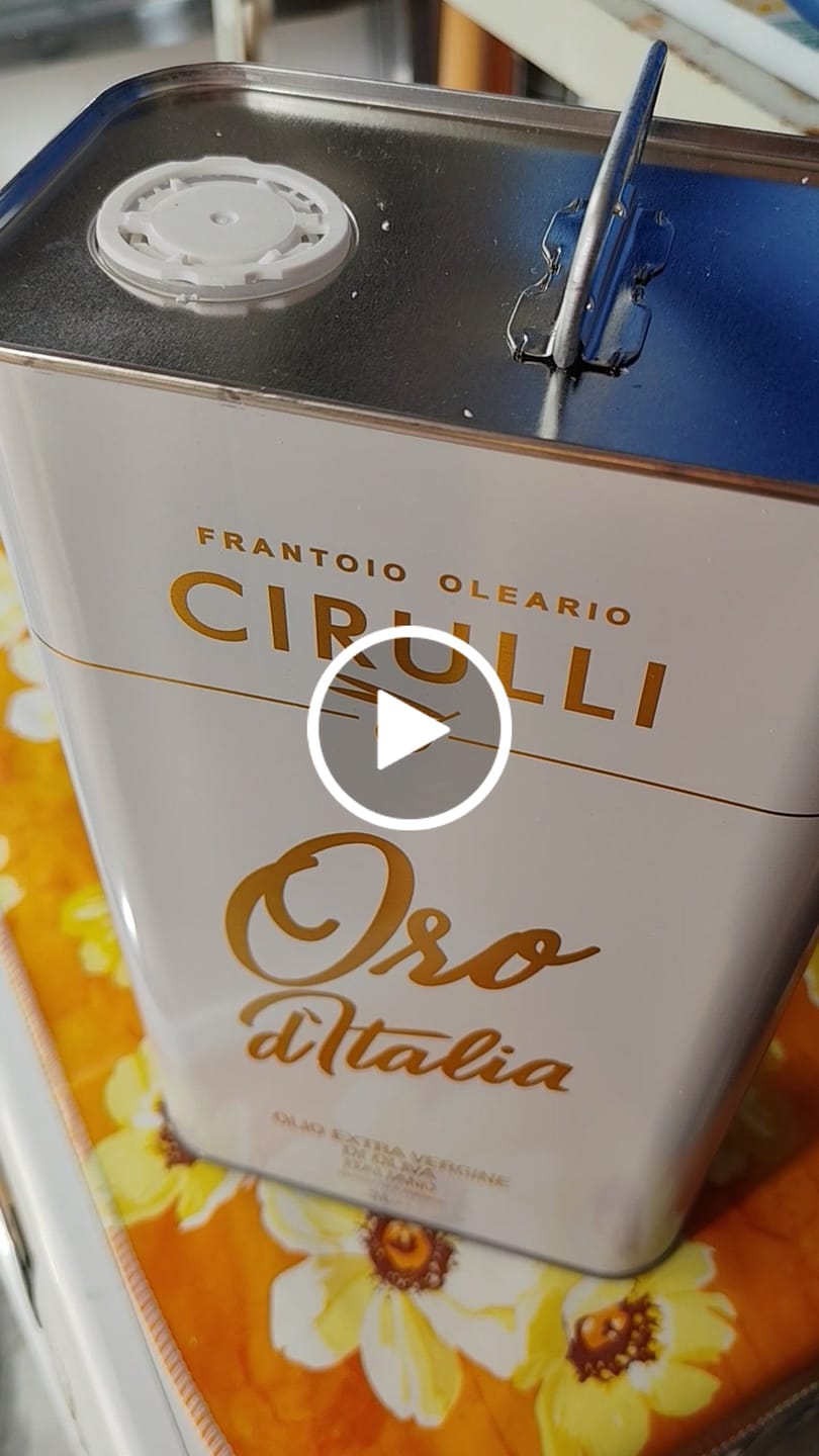 Customer video review of 1 lattina di olio extravergine di oliva • 3 Litri