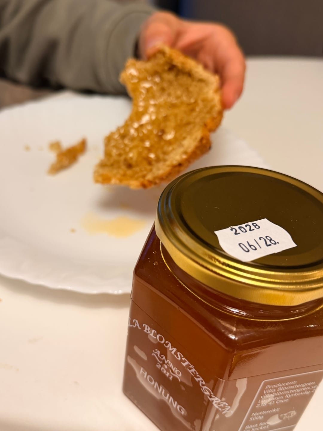 Customer photo review of Flytande honung 2 kg (4×500 g) – Svensk RAW honung