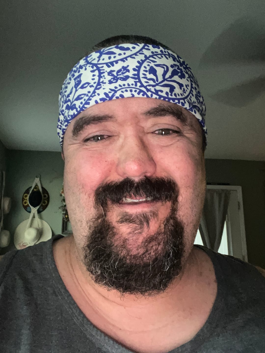 Customer photo review of Doily Bandana