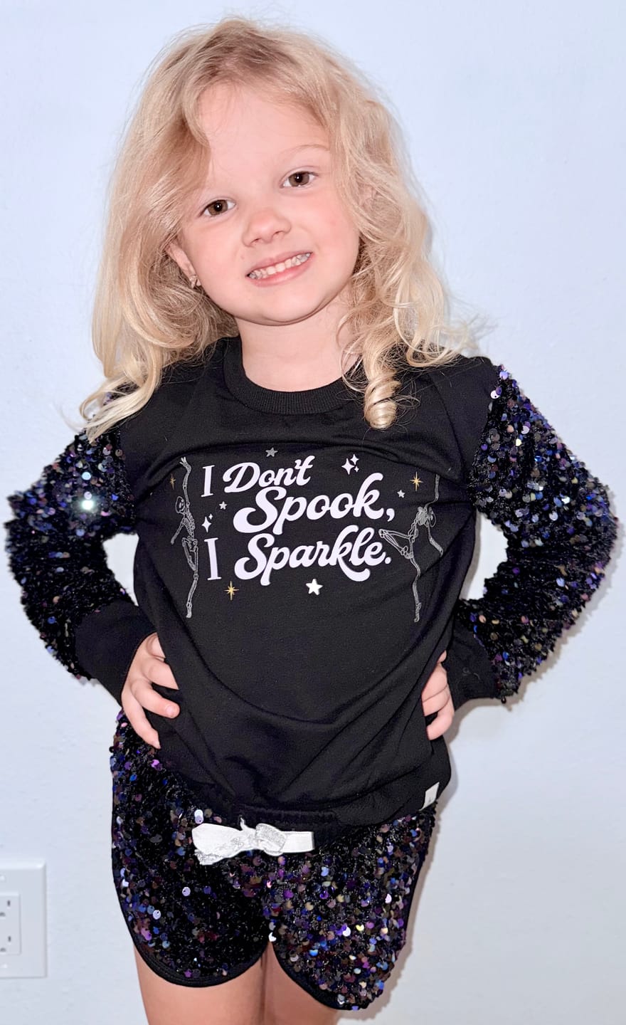 Customer photo review of *PREORDER* Sparkle Sport ~ I Don't Spook, I Sparkle