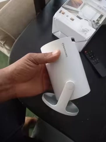 Customer photo review of Big-Screen Crochet Projector