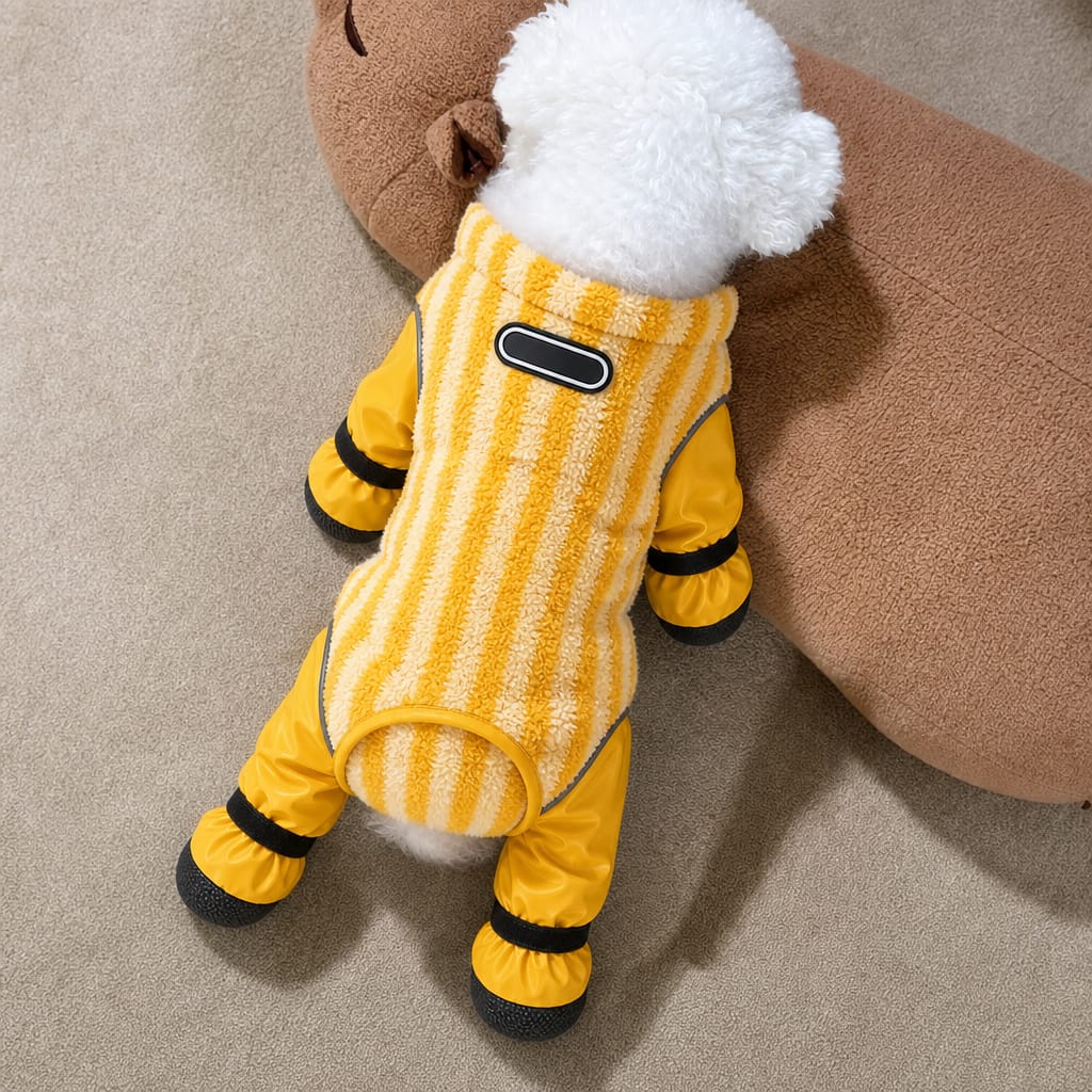 Customer photo review of WUFFEY™ Pet Winter Suit