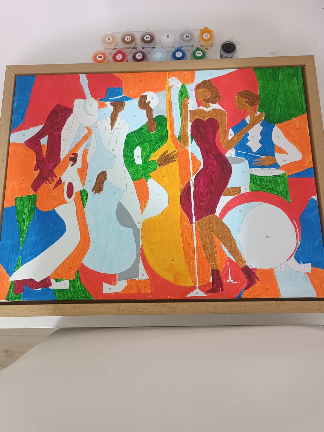 Customer photo review of Caz Sayılarla Boyama Seti 35x45 cm