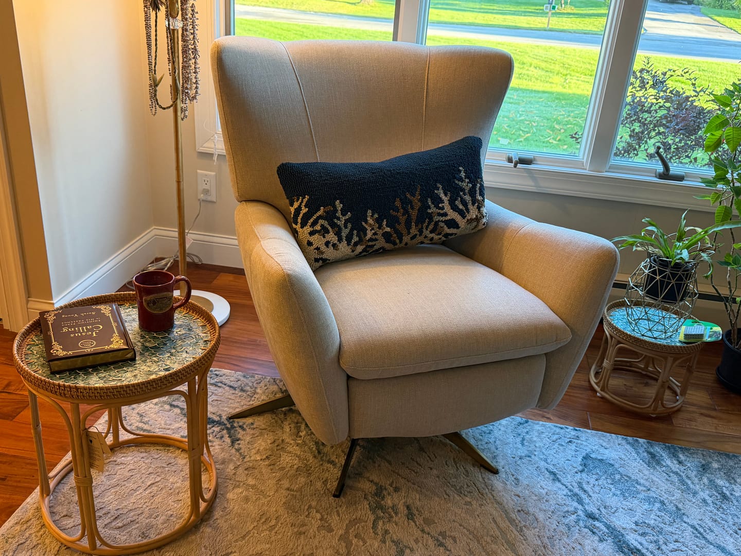 Customer photo review of Sirena Rattan Table Set