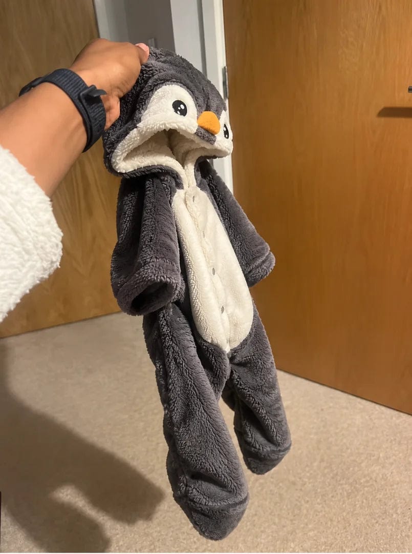 Customer photo review of Little Penguin Romper