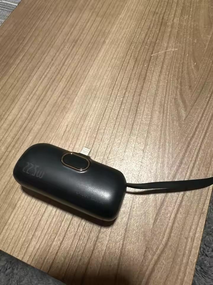 Customer photo review of PocketVolt™ Mini Capsule Power Bank — Built-In USB-C Plug, No Cable Needed