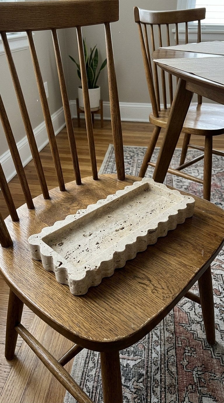 Customer photo review of ScallopTray | Marmor Tablett Deko