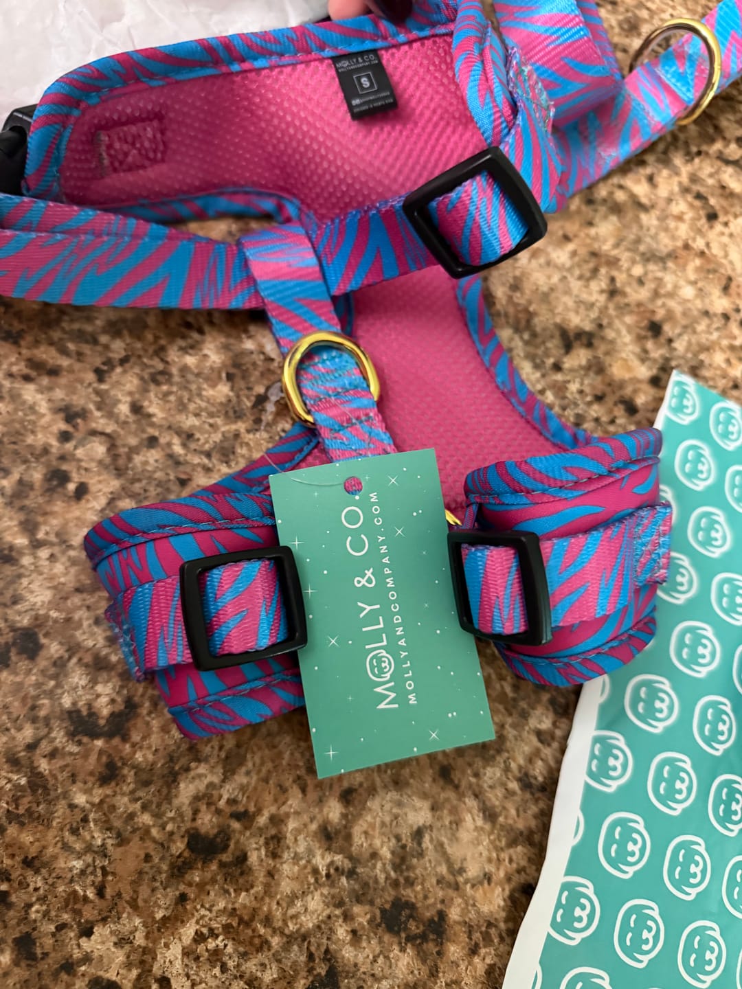 Customer photo review of Malibu Doll - Adjustable Dog Harness - FINAL SALE