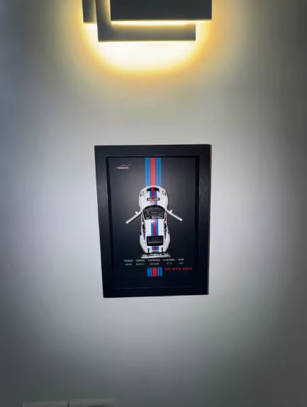 Customer photo review of 3D-Auto-Rahmenkunst