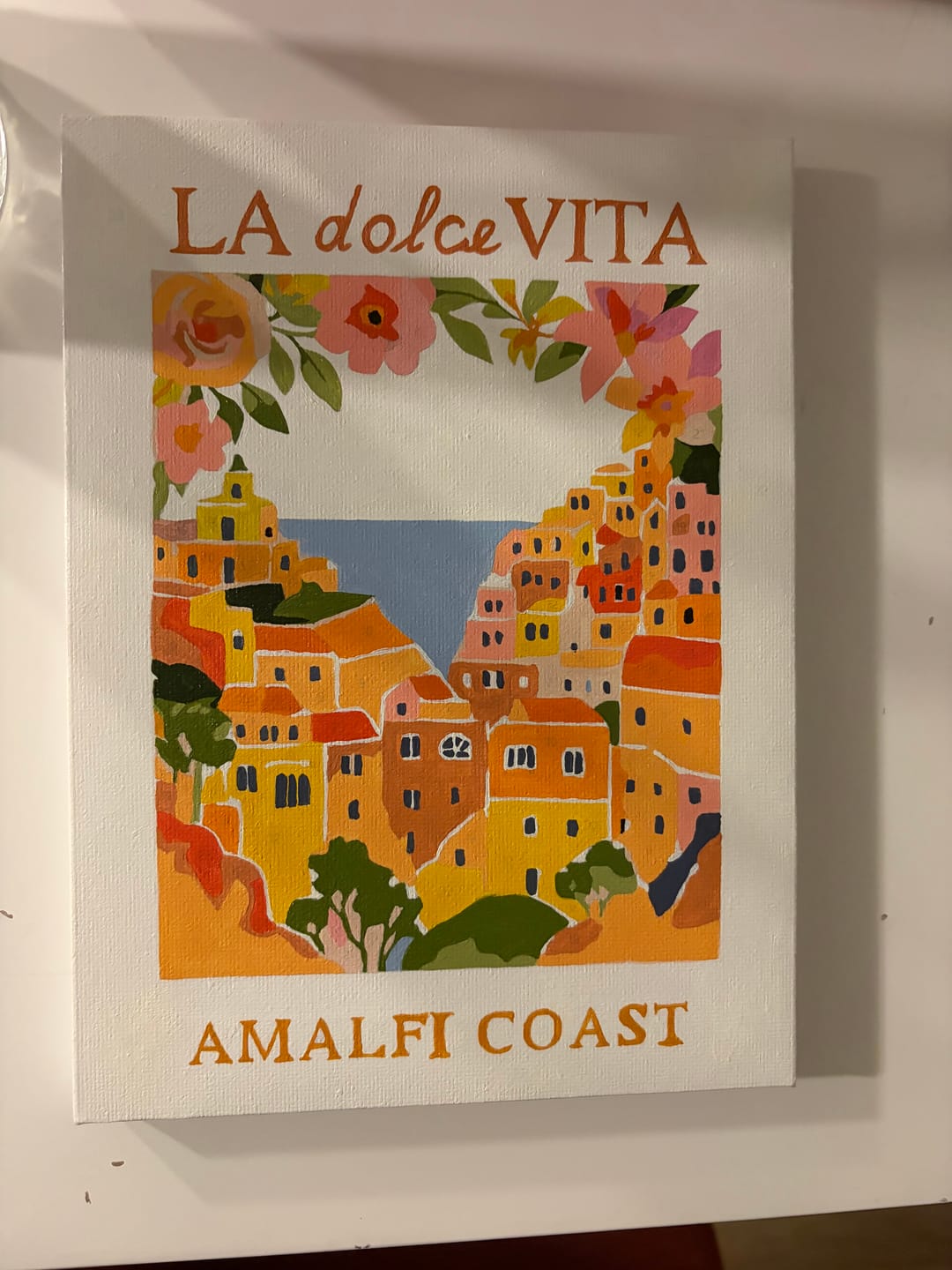 Customer photo review of 6 Mini Paintings - Italian ''Dolce Vita'' Set