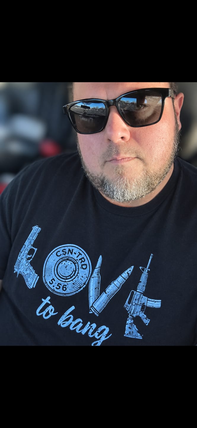 Customer photo review of Love To Bang T-Shirt
