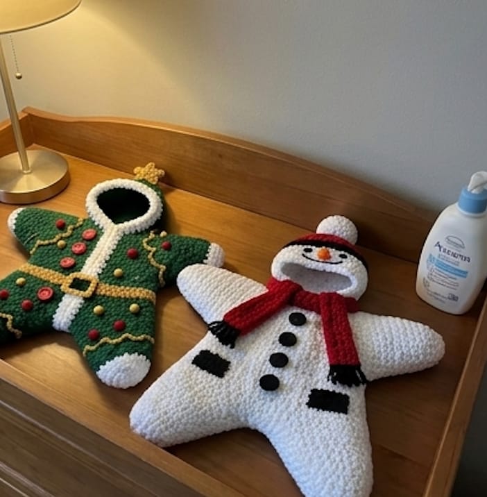Customer photo review of Christmas Star Baby Outfit