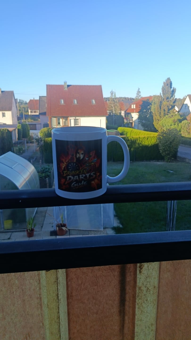 Customer photo review of TassenExpress - Becher Keramik Tasse mit Logo bedruckt 325ml Firmenlogo