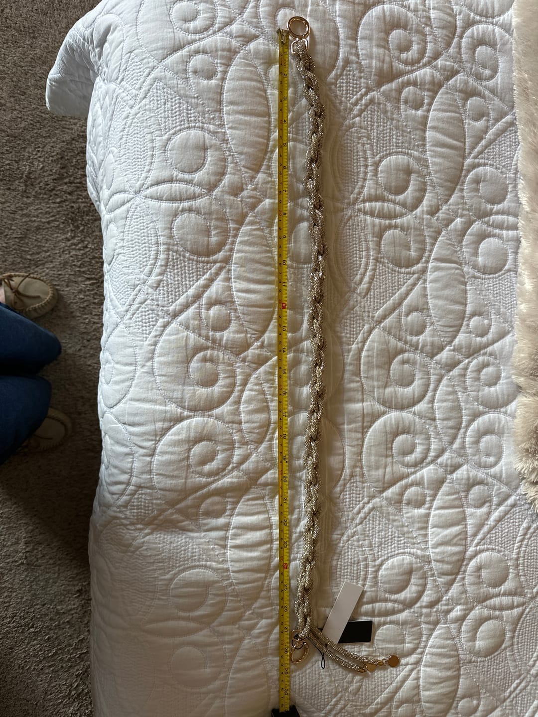 Customer photo review of CHAIN STRAP - Champagne Bubbles